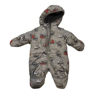 Wippette Gray and Red Kids snowsuit